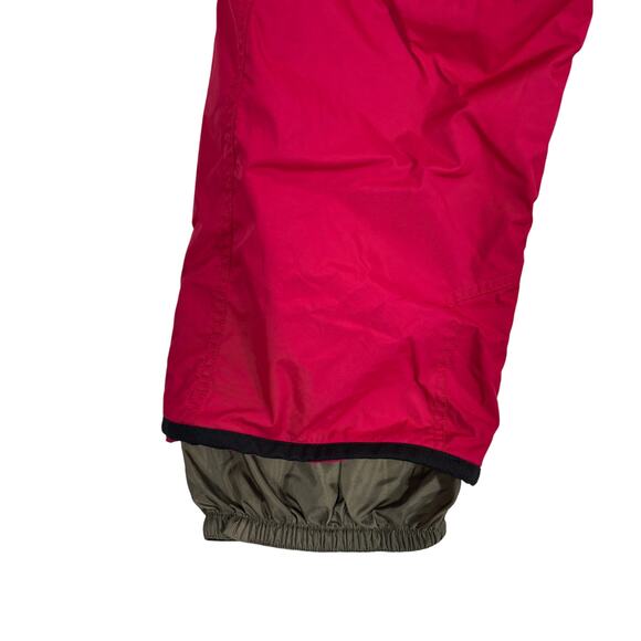Orage Ski Snowboard Pants Girls Size 12 Pink Cargo Suspenders Cargo Pockets - Picture 8 of 16